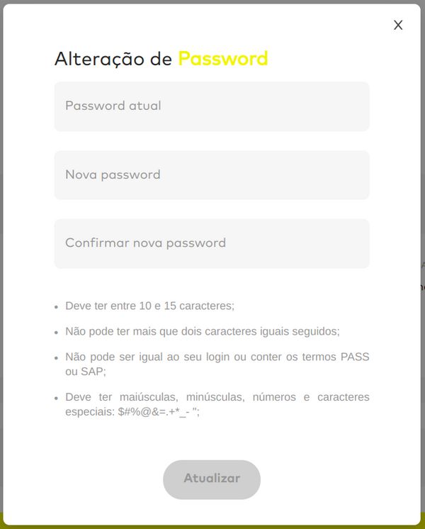 E-Redes dumb password rule screenshot